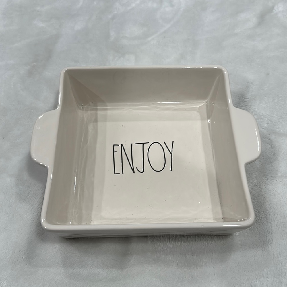 Rae Dunn Artisan Collection ceramic baking dish “ENJOY “